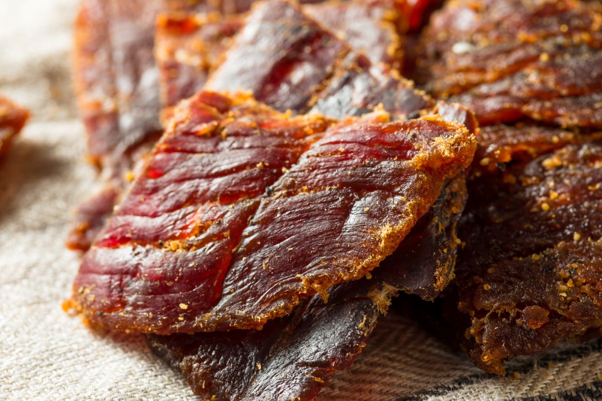 beef jerky pieces