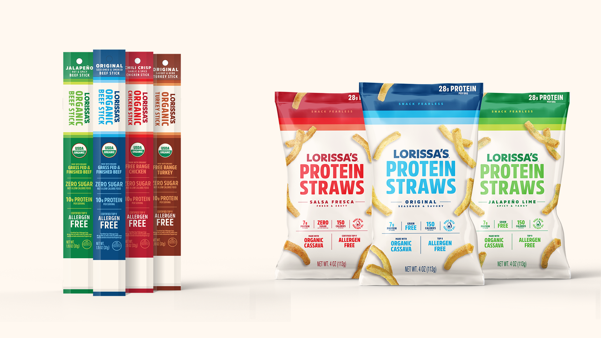 Lorissa's Kitchen Lorissa's Protein Straws Salsa Fresca — product image